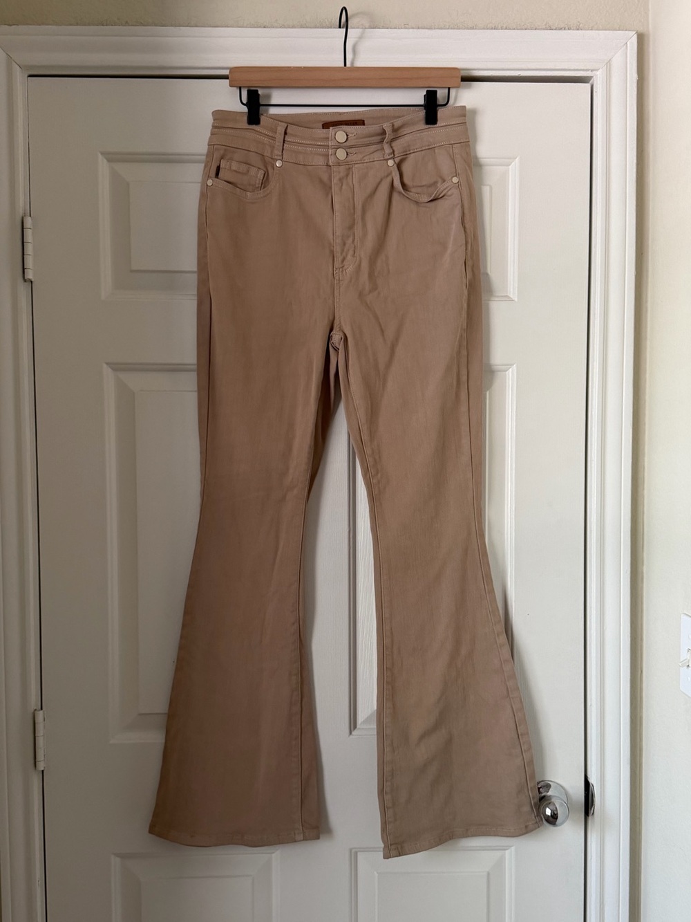 Judy Blue Khaki Flare Pants